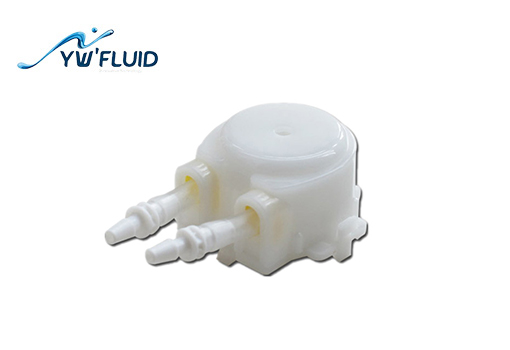 Mini peristaltic pump head